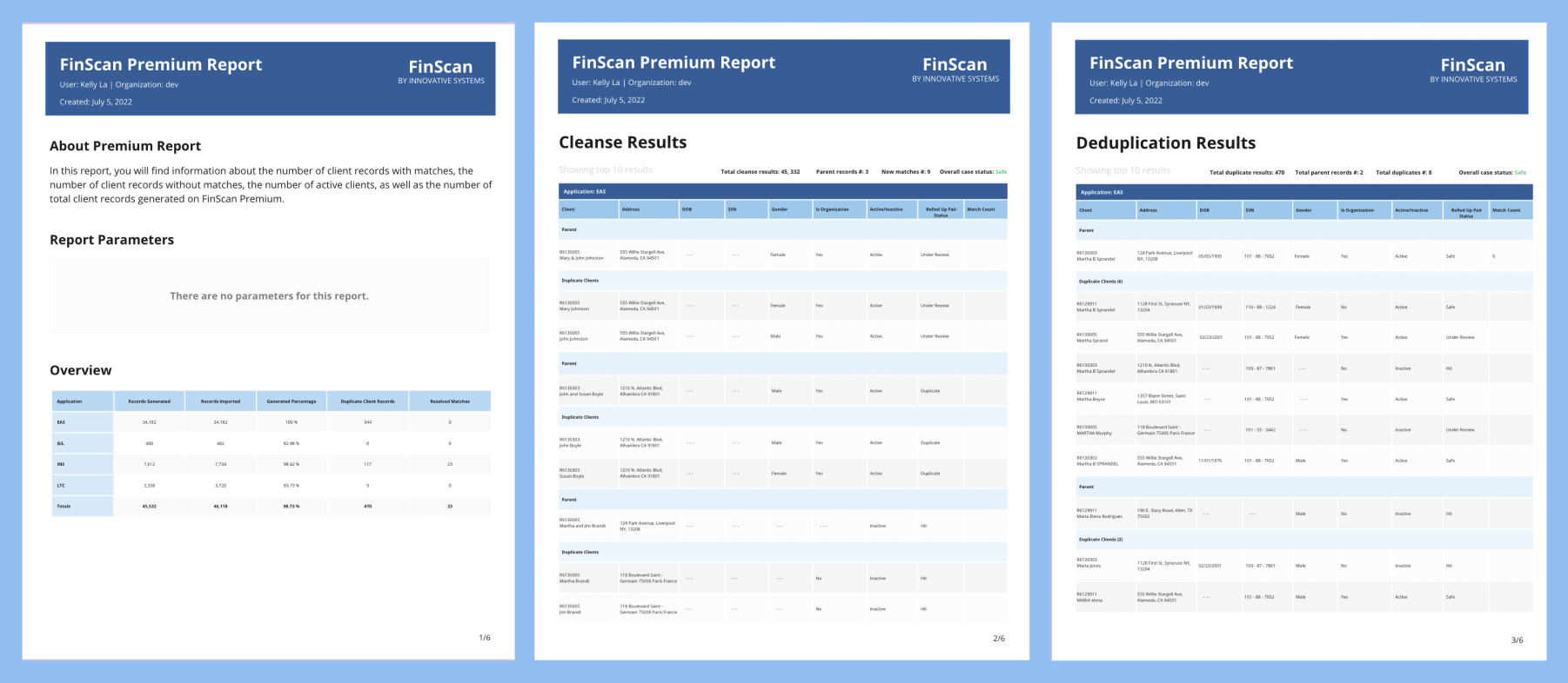 Reports